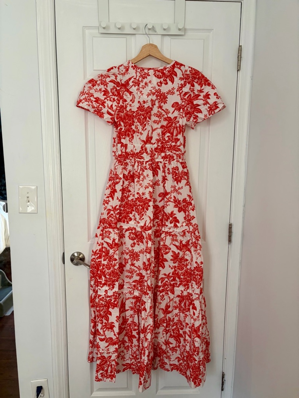 Anthropologie Somerset Dress - Red & White Floral - Picture 4 of 8